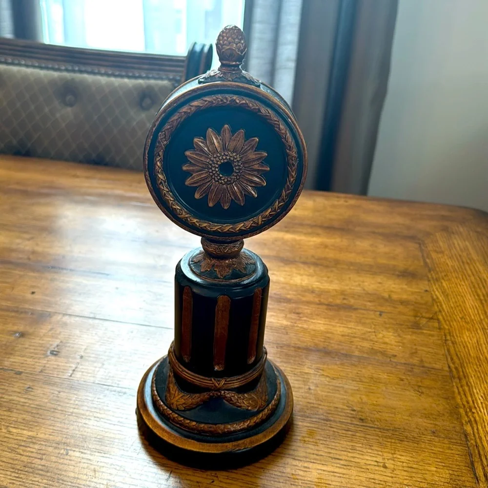 Vintage Style Table Clock with Roman Numerals | Heavy
